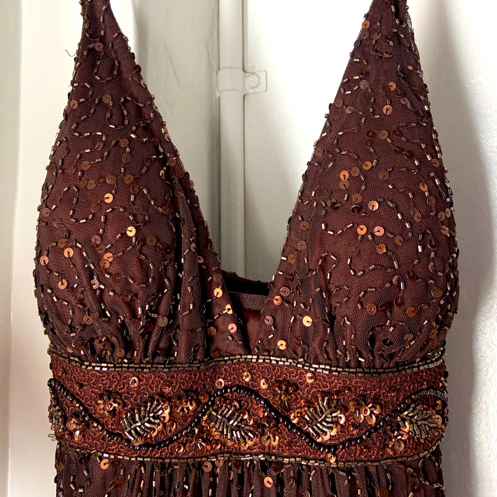 Beautiful Floor Length Beaded Gown